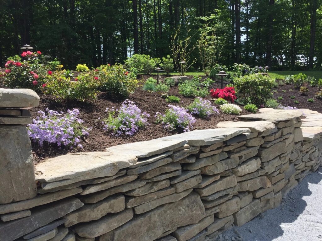 flower bed + bed install